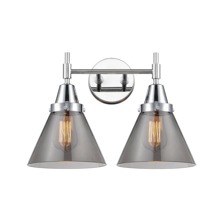 Innovations Caden 447-2W-PC-G43 Bath Vanity Light 17 in. wide - Polished Chrome