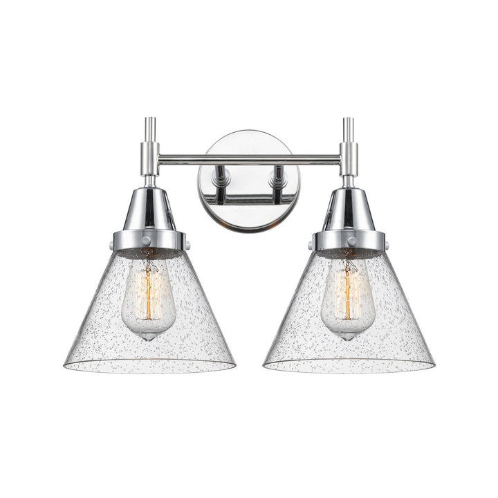 Innovations Caden 447-2W-PC-G44 Bath Vanity Light 17 in. wide - Polished Chrome