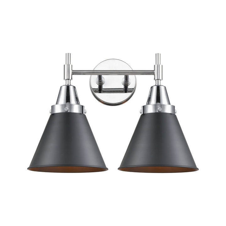 Innovations Caden 447-2W-PC-M13-BK Bath Vanity Light 17 in. wide - Polished Chrome