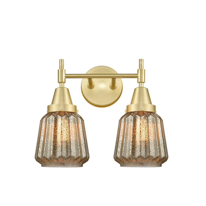 Innovations 447-2W-SB-G146-LED Bath Vanity Light 16 in. wide - Satin Brass