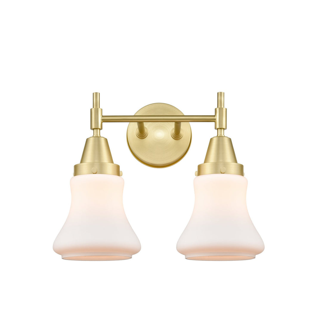 Innovations 447-2W-SB-G191-LED Bath Vanity Light 15 in. wide - Satin Brass