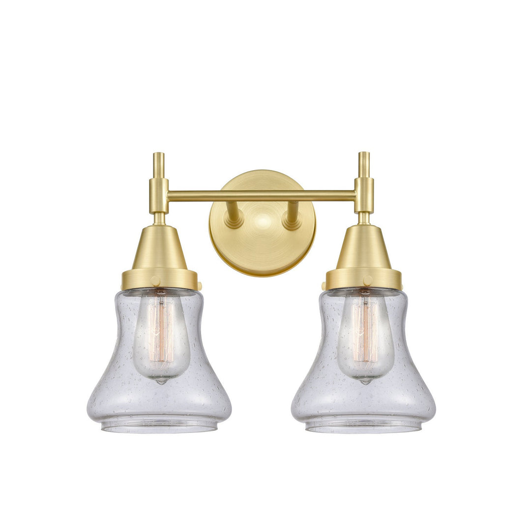 Innovations 447-2W-SB-G194-LED Bath Vanity Light 15 in. wide - Satin Brass