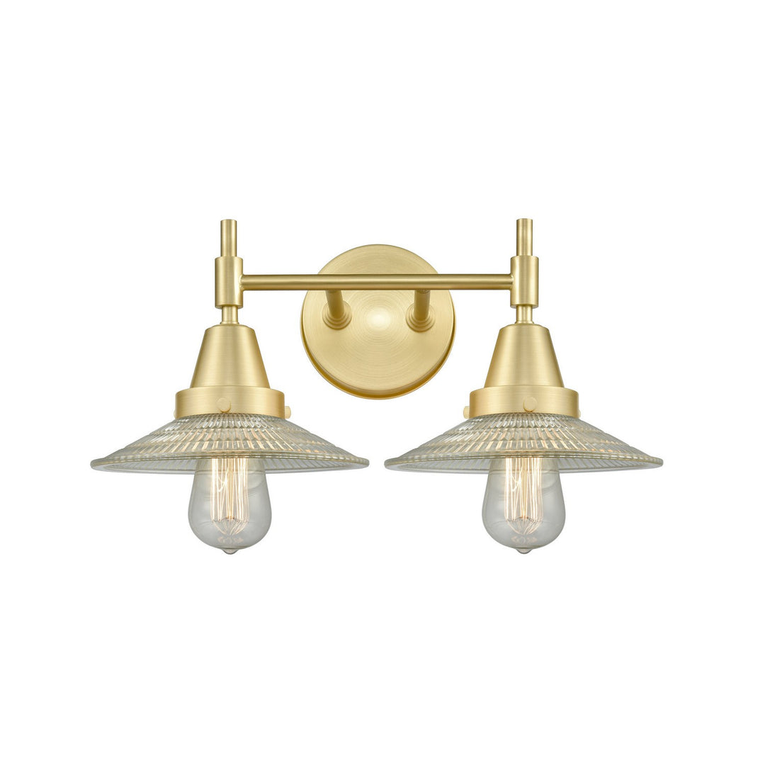 Innovations 447-2W-SB-G2-LED Bath Vanity Light 18 in. wide - Satin Brass