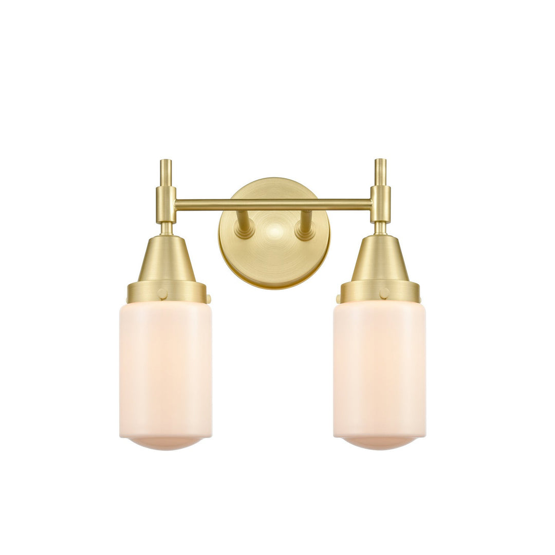 Innovations 447-2W-SB-G311-LED Bath Vanity Light 14 in. wide - Satin Brass