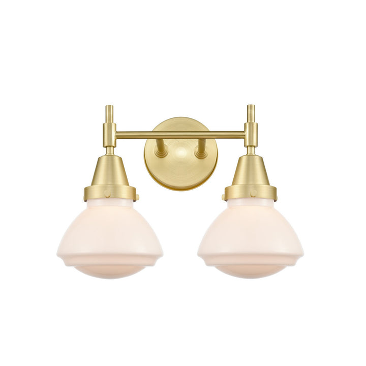 Innovations 447-2W-SB-G321-LED Bath Vanity Light 16 in. wide - Satin Brass