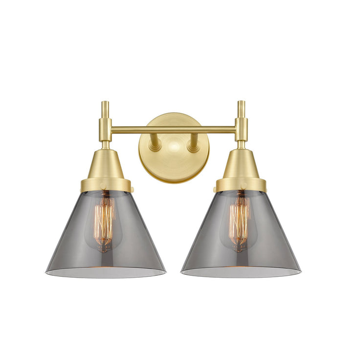 Innovations 447-2W-SB-G43-LED Bath Vanity Light 17 in. wide - Satin Brass