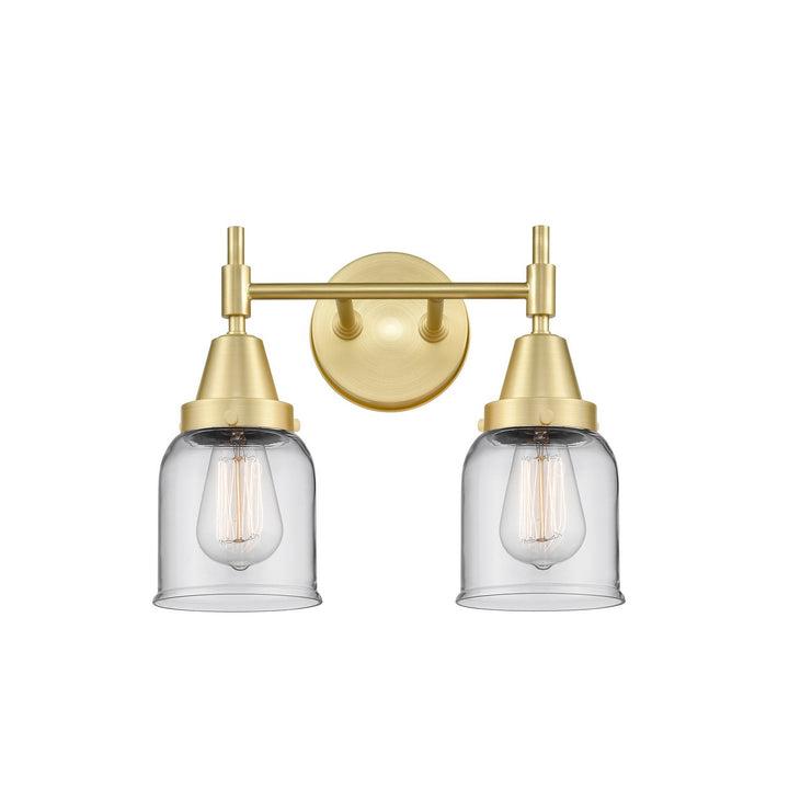 Innovations 447-2W-SB-G52-LED Bath Vanity Light 14 in. wide - Satin Brass