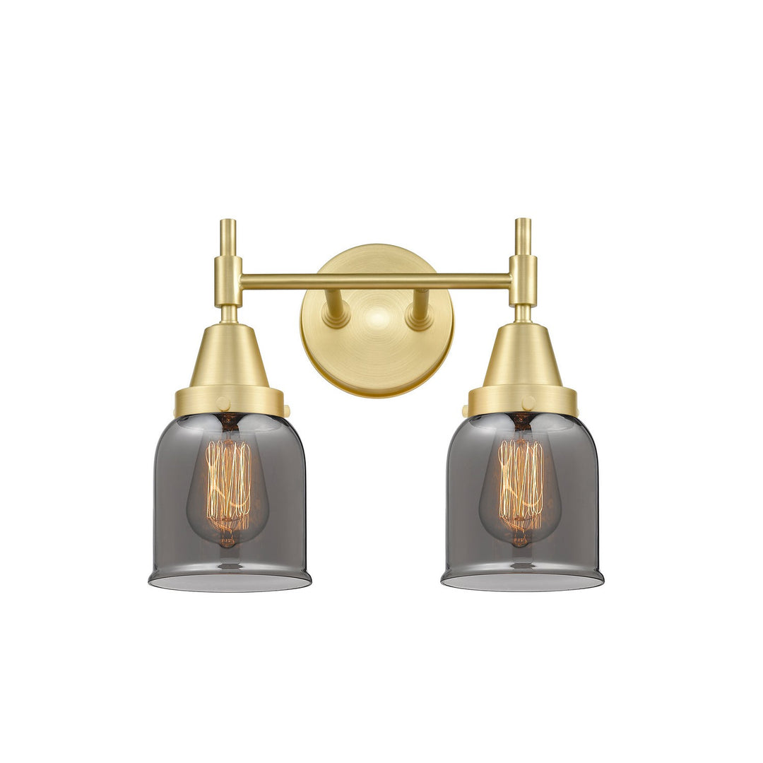 Innovations 447-2W-SB-G53-LED Bath Vanity Light 14 in. wide - Satin Brass