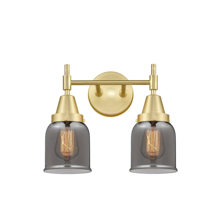 Innovations 447-2W-SB-G53-LED Bath Vanity Light 14 in. wide - Satin Brass