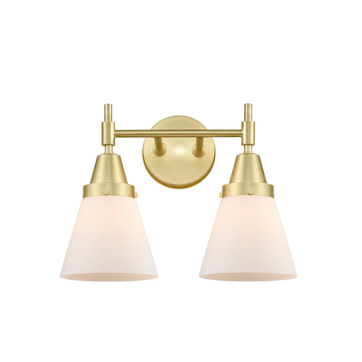 Innovations 447-2W-SB-G61-LED Bath Vanity Light 16 in. wide - Satin Brass