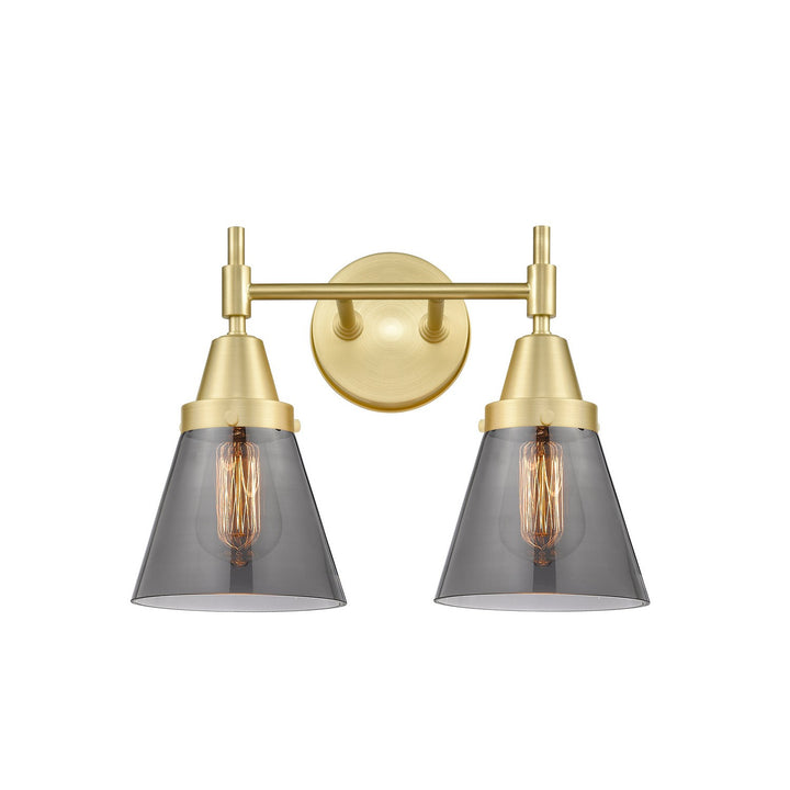 Innovations 447-2W-SB-G63 Bath Vanity Light 16 in. wide - Satin Brass