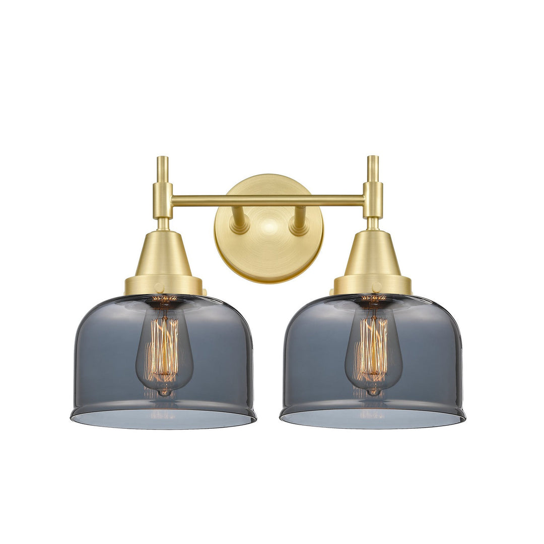 Innovations 447-2W-SB-G73 Bath Vanity Light 17 in. wide - Satin Brass