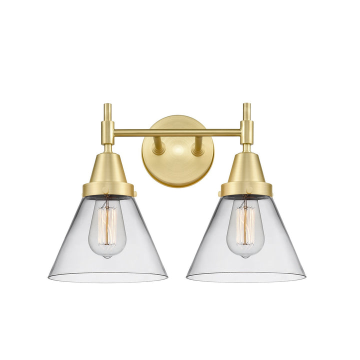 Innovations 447-2W-SB-G42-LED Bath Vanity Light 17 in. wide - Satin Brass