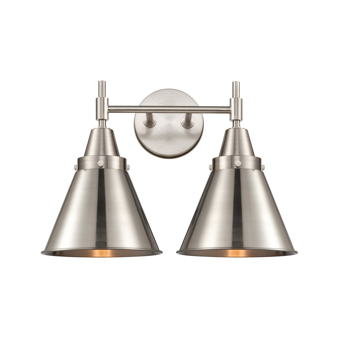 Innovations Caden 447-2W-SN-M13-SN-LED Bath Vanity Light 17 in. wide - Satin Nickel