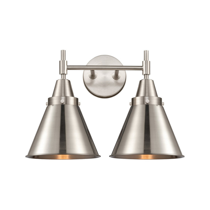 Innovations Caden 447-2W-SN-M13-SN-LED Bath Vanity Light 17 in. wide - Satin Nickel