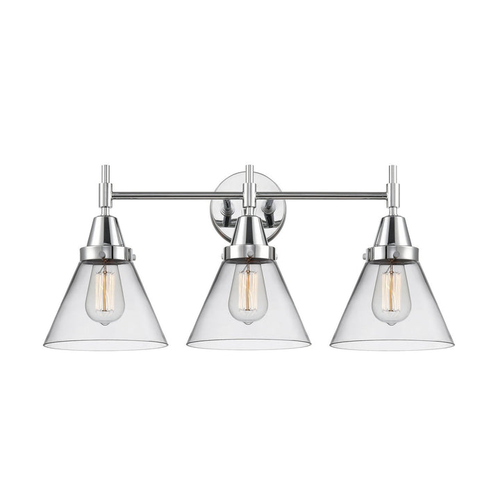 Innovations Caden 447-3W-PC-G42 Bath Vanity Light 26 in. wide - Polished Chrome