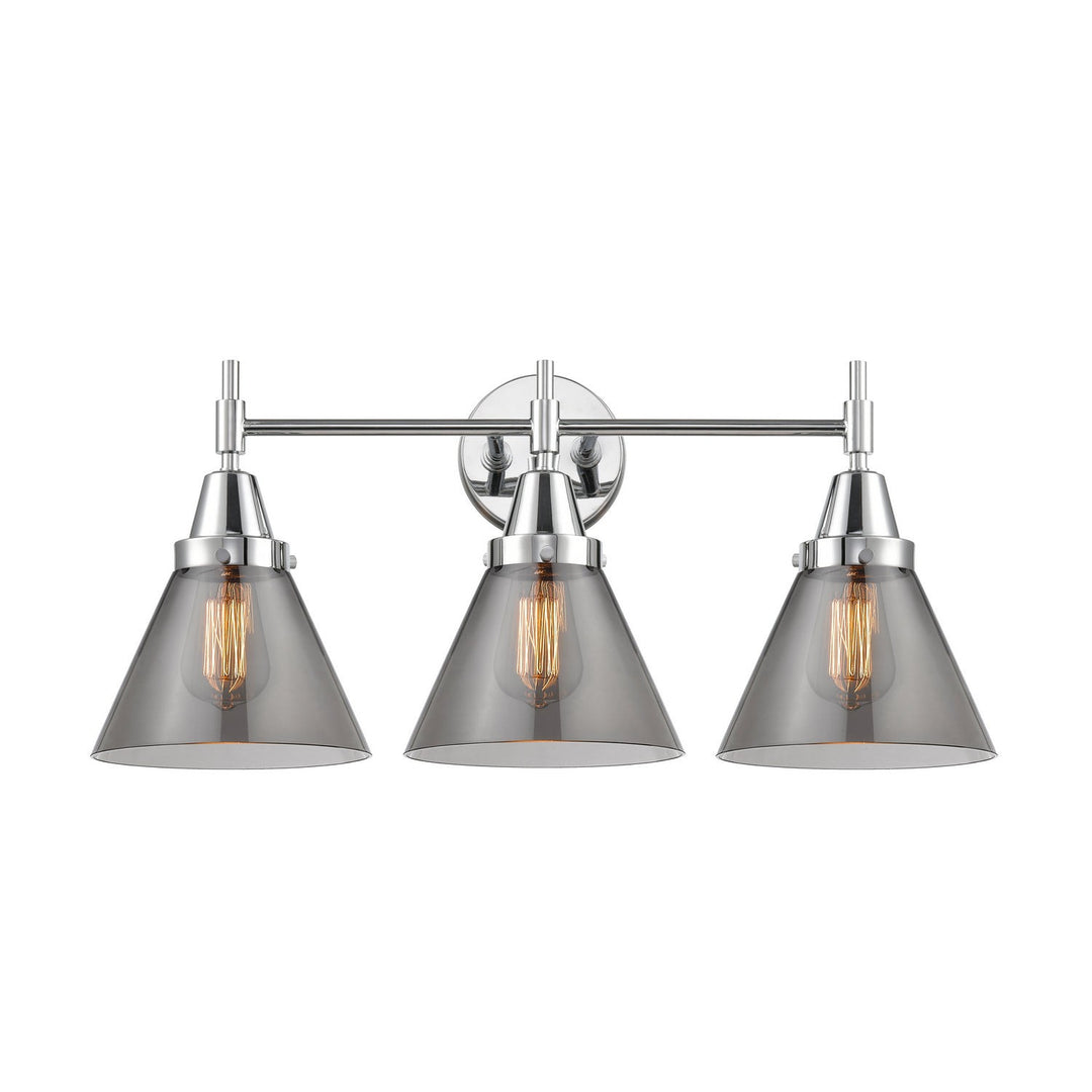 Innovations Caden 447-3W-PC-G43 Bath Vanity Light 26 in. wide - Polished Chrome