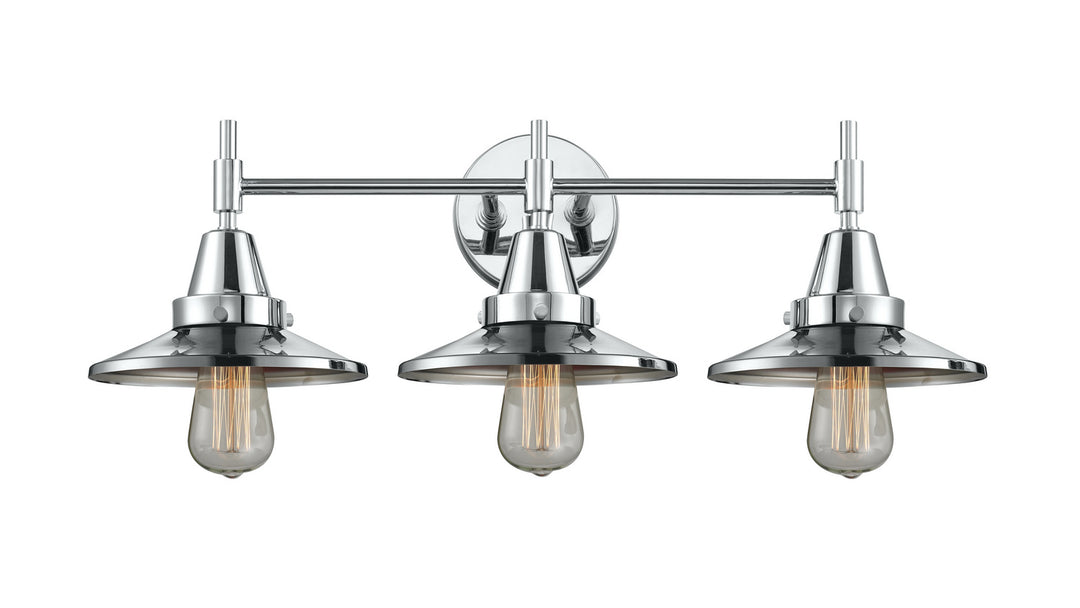 Innovations Caden 447-3W-PC-M7-PC-LED Bath Vanity Light 26 in. wide - Polished Chrome
