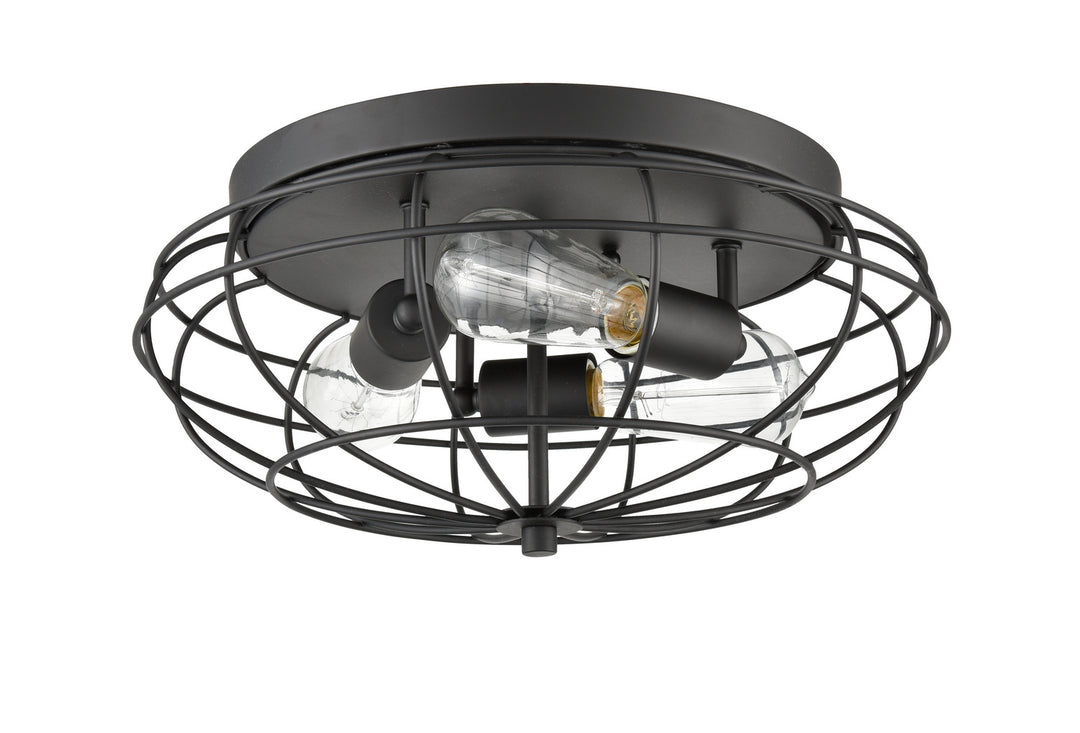 Innovations Austere 510-3C-BK Ceiling Light - Matte Black