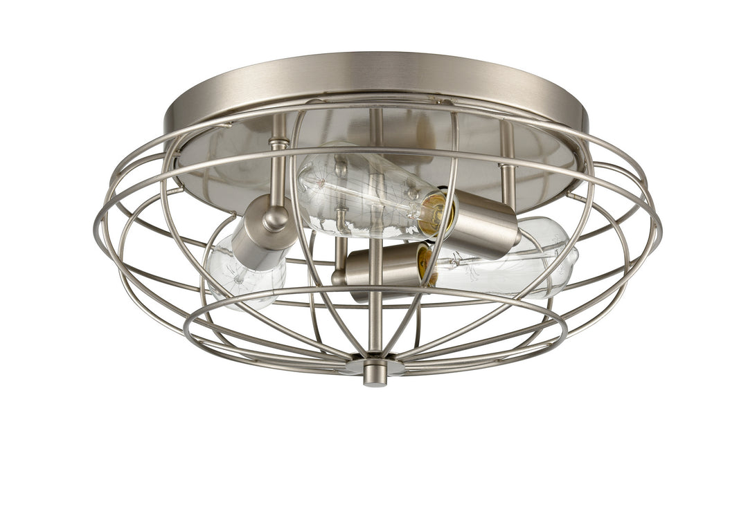 Innovations Austere 510-3C-SN-LED Ceiling Light - Brushed Satin Nickel