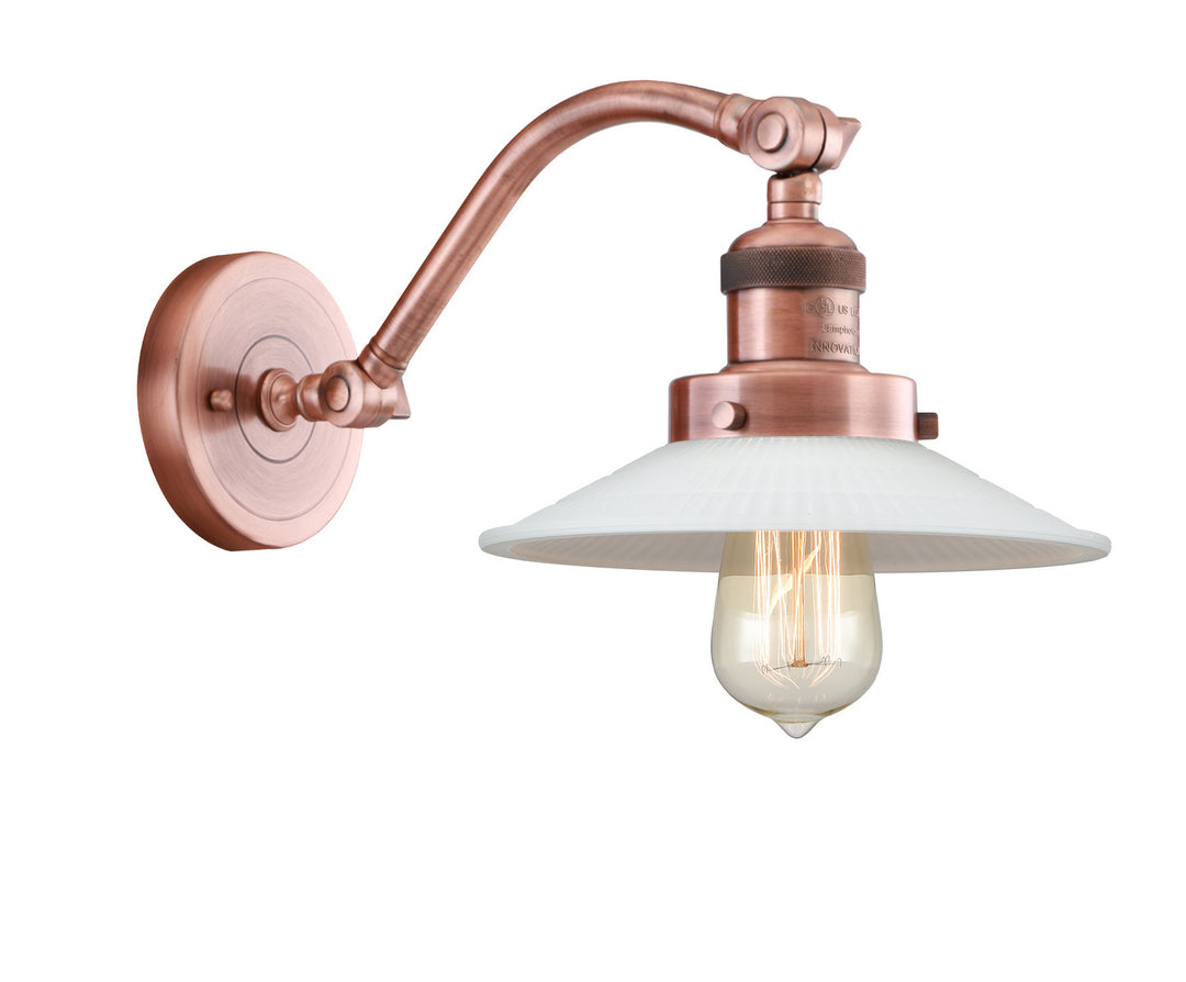 Innovations Franklin Restoration 515-1W-AC-G1 Wall Sconce Light - Antique Copper