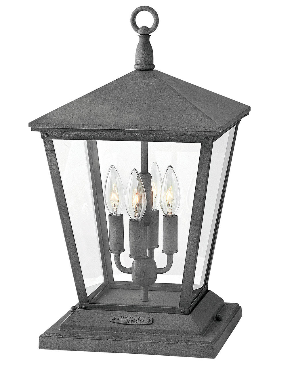 Hinkley Lighting 1437DZ-LV  Trellis Outdoor Aged Zinc