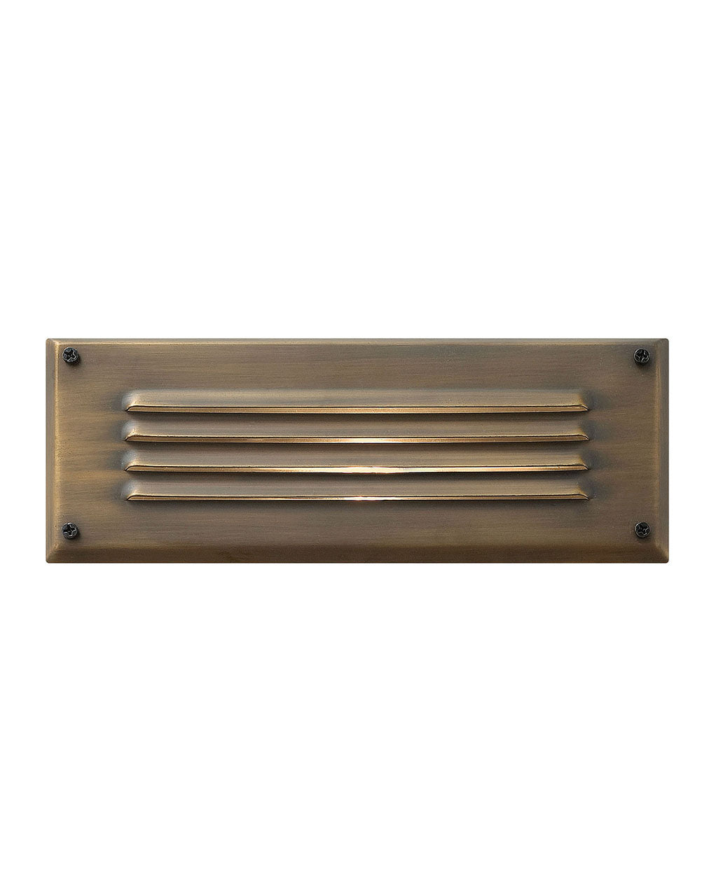 Hinkley Lighting 1594MZ-LL  Hardy Island Louvered Brick Light Landscape Light Matte Bronze