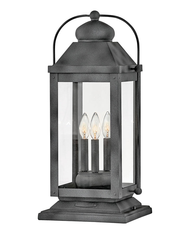 Hinkley Lighting 1857DZ-LV  Anchorage Outdoor Aged Zinc