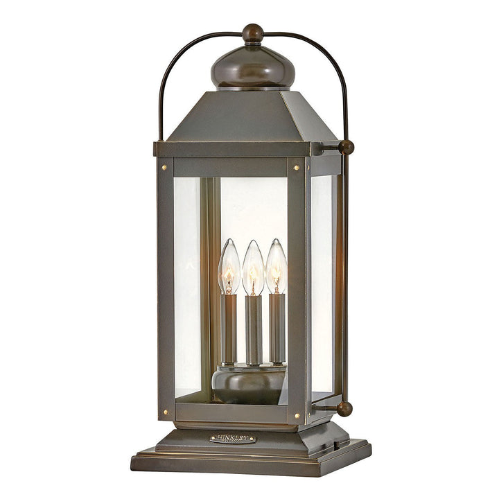 Hinkley Lighting 1857LZ-LV  Anchorage Outdoor Light Oiled Bronze