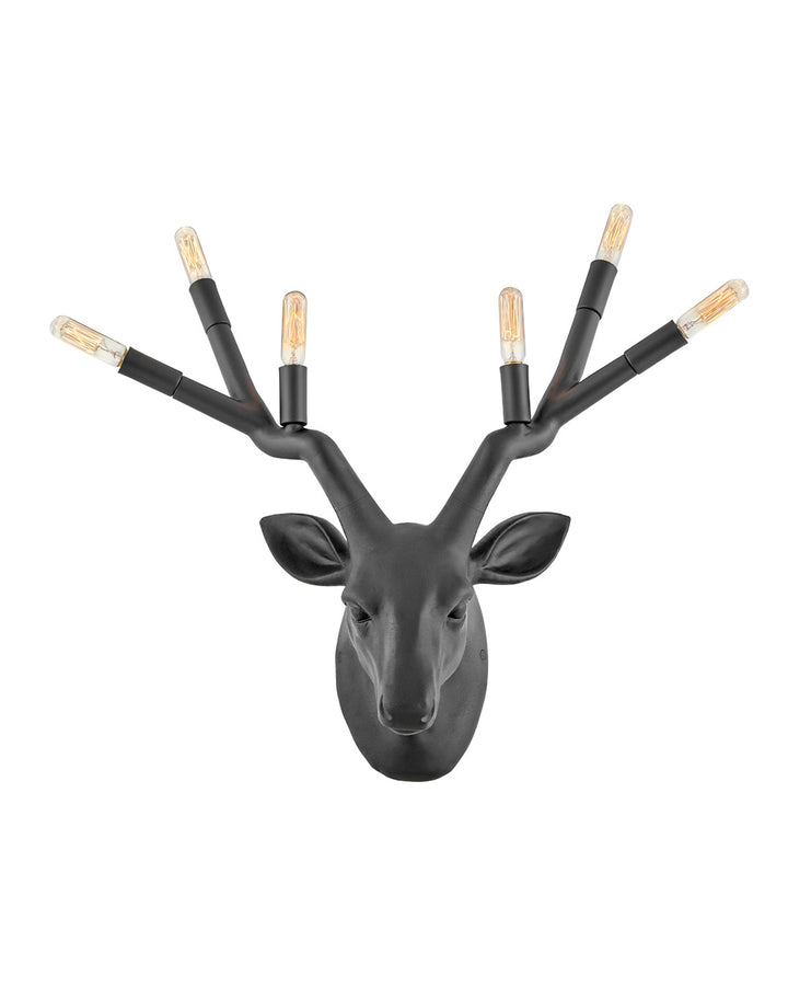 Hinkley Stag 30602BK Wall Sconce Light - Black