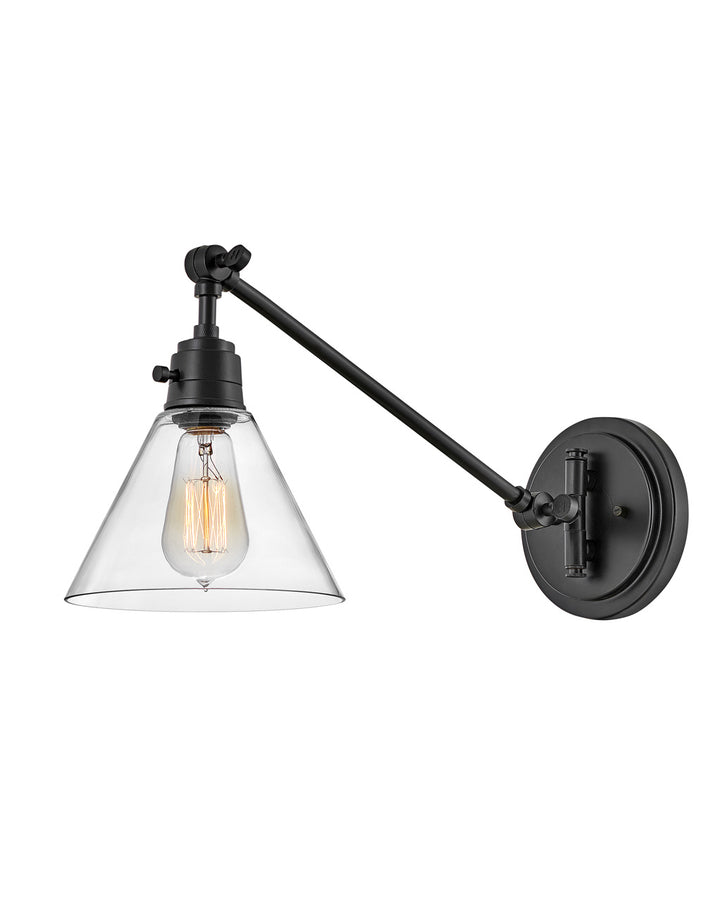 Hinkley Lighting 3690BK-CL  Arti Lamp Black With Clear Glass