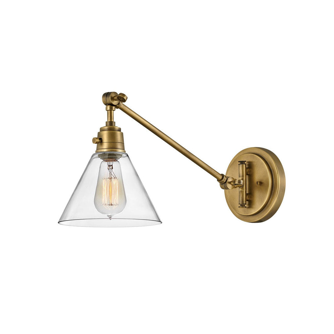 Hinkley Lighting 3690HB-CL  Arti Lamp Heritage Brass With Clear Glass