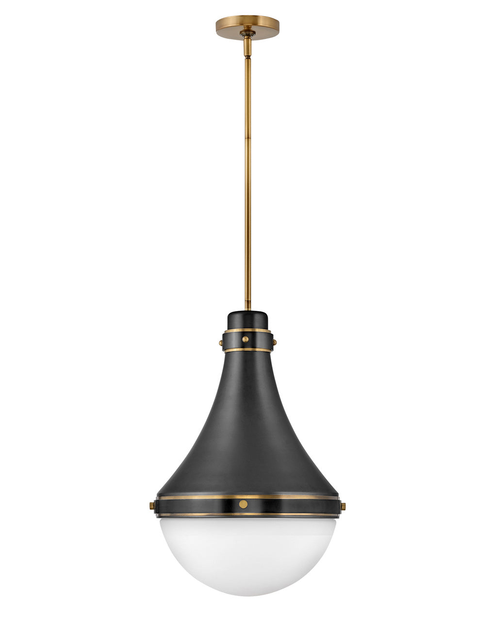 Hinkley Oliver 39054BK Pendant Light - Black