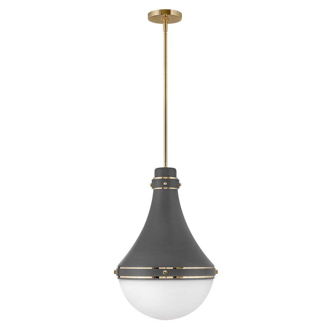 Hinkley Oliver 39054DMG Pendant Light - Dark Matte Grey