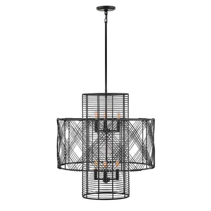 Hinkley Nikko 41065BLK Chandelier Light - Black