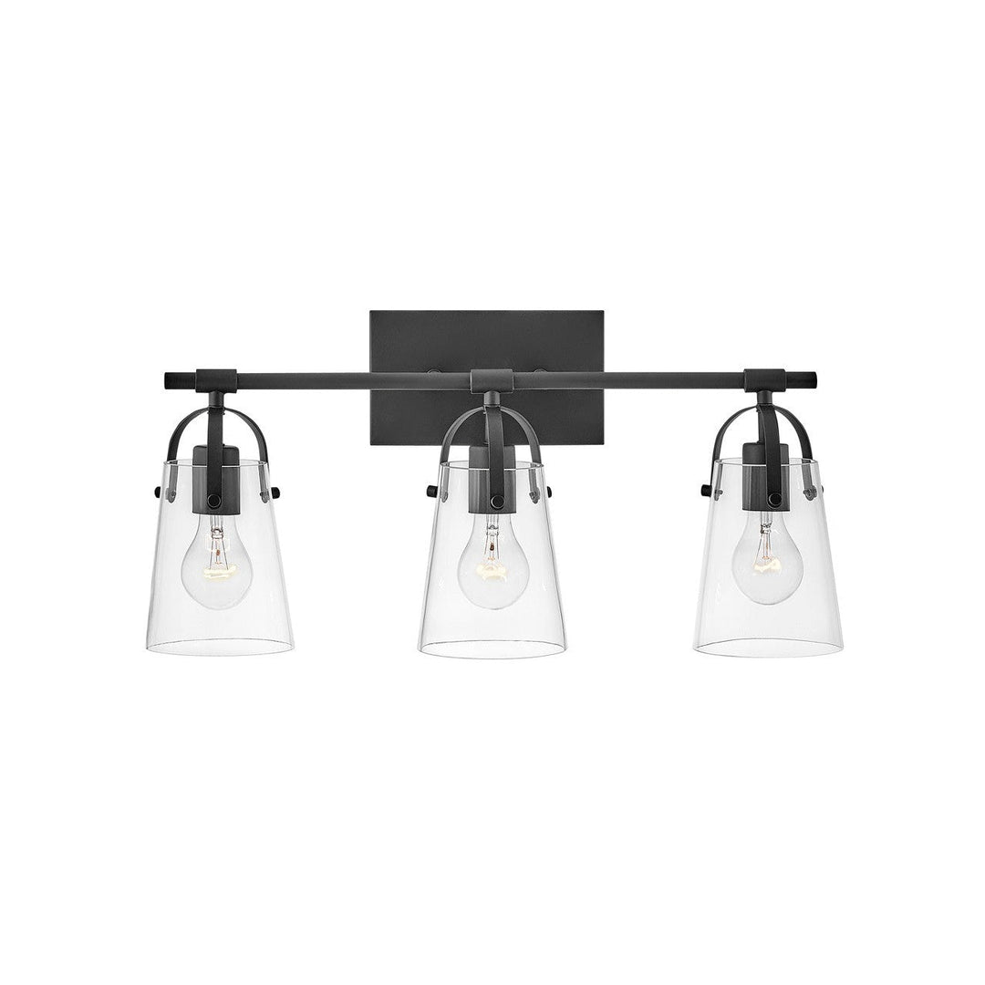 Hinkley Foster 5133BK Bath Vanity Light 23 in. wide - Black