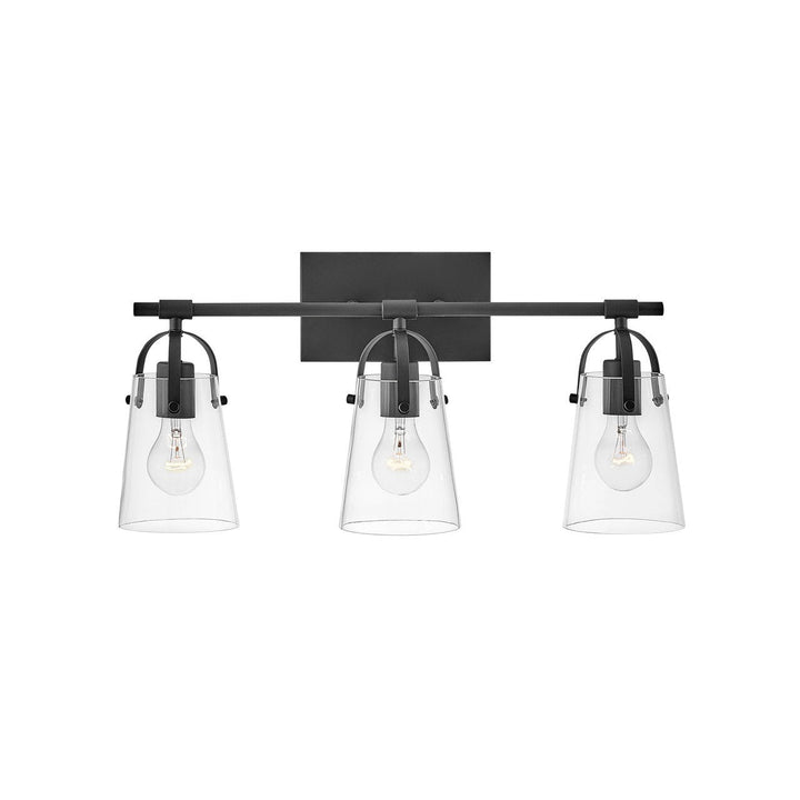 Hinkley Foster 5133BK Bath Vanity Light 23 in. wide - Black