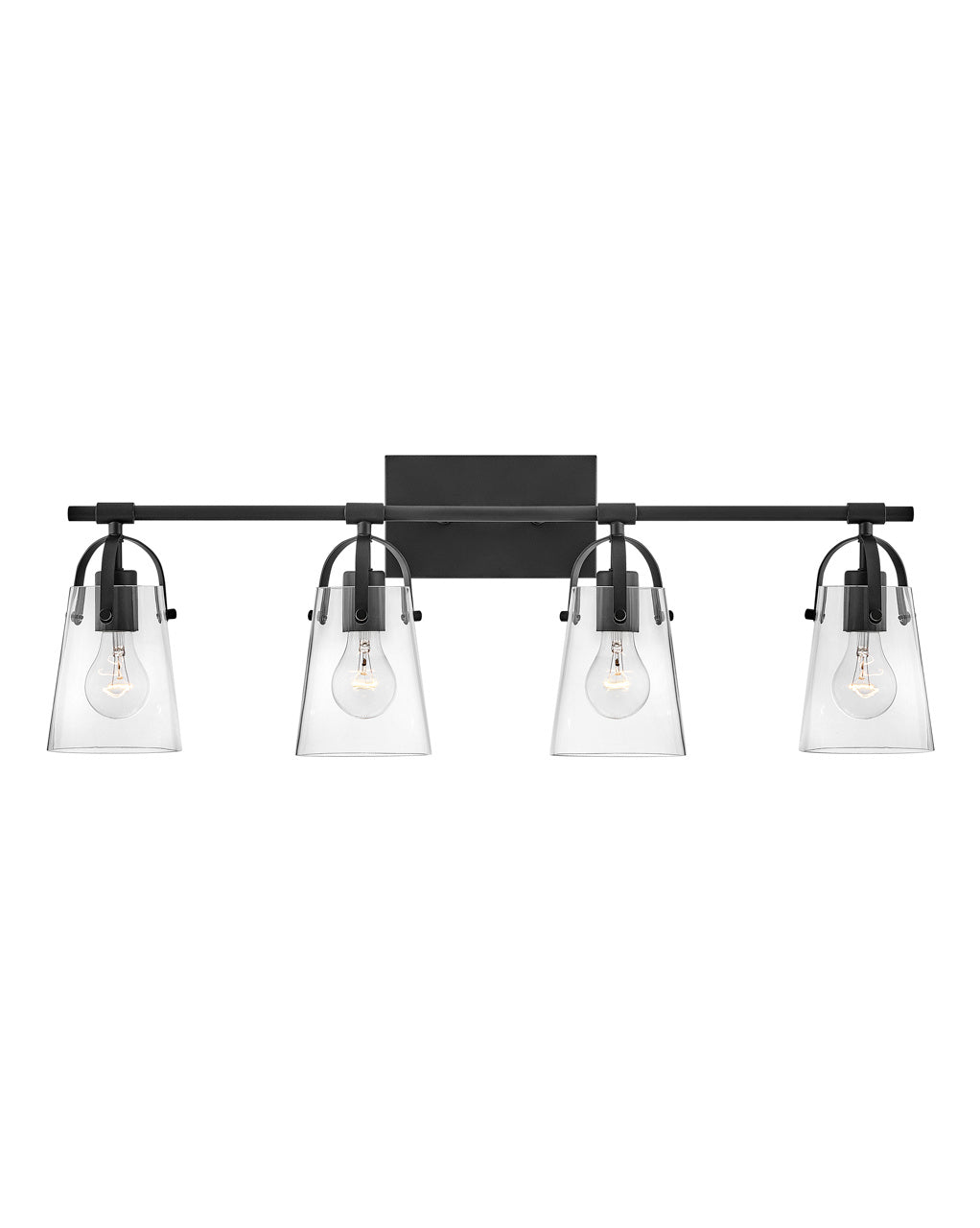 Hinkley Foster 5134BK Bath Vanity Light 32 in. wide - Black