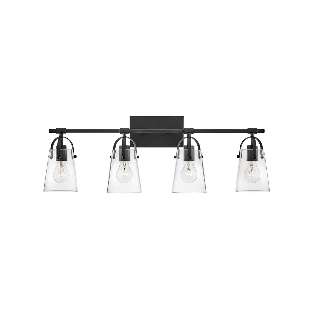 Hinkley Foster 5134BK Bath Vanity Light 32 in. wide - Black