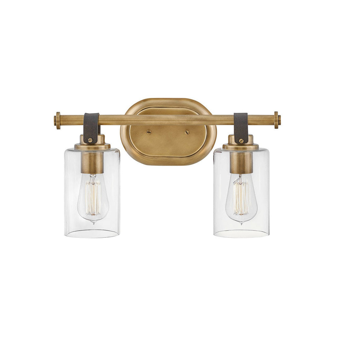 Hinkley Halstead 52882HB Bath Vanity Light 16 in. wide - Heritage Brass