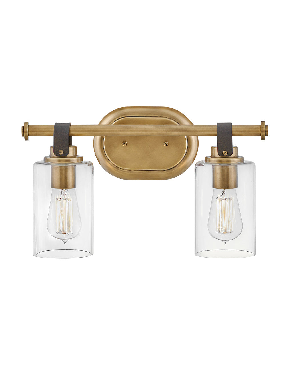 Hinkley Halstead 52882HB Bath Vanity Light 16 in. wide - Heritage Brass