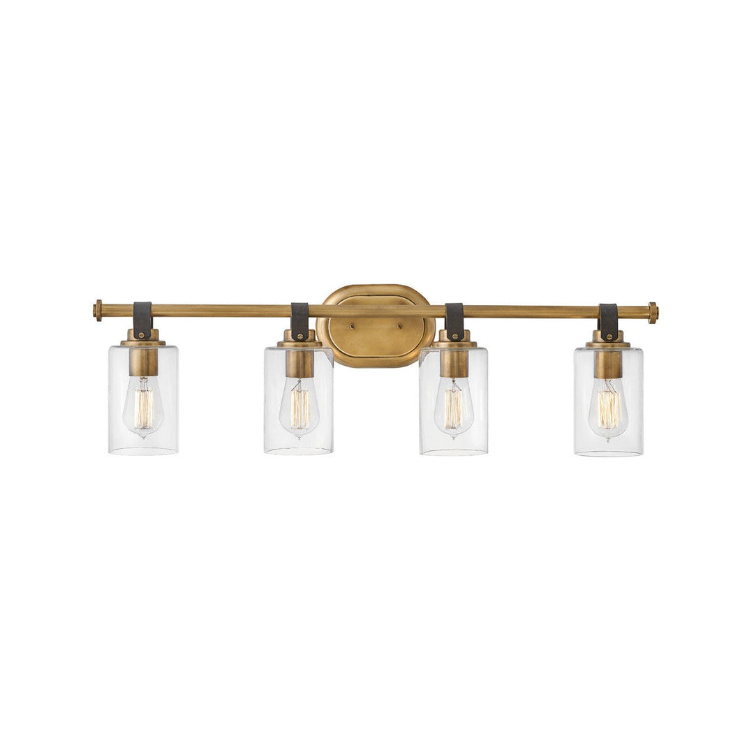 Hinkley Halstead 52884HB Bath Vanity Light 32 in. wide - Heritage Brass