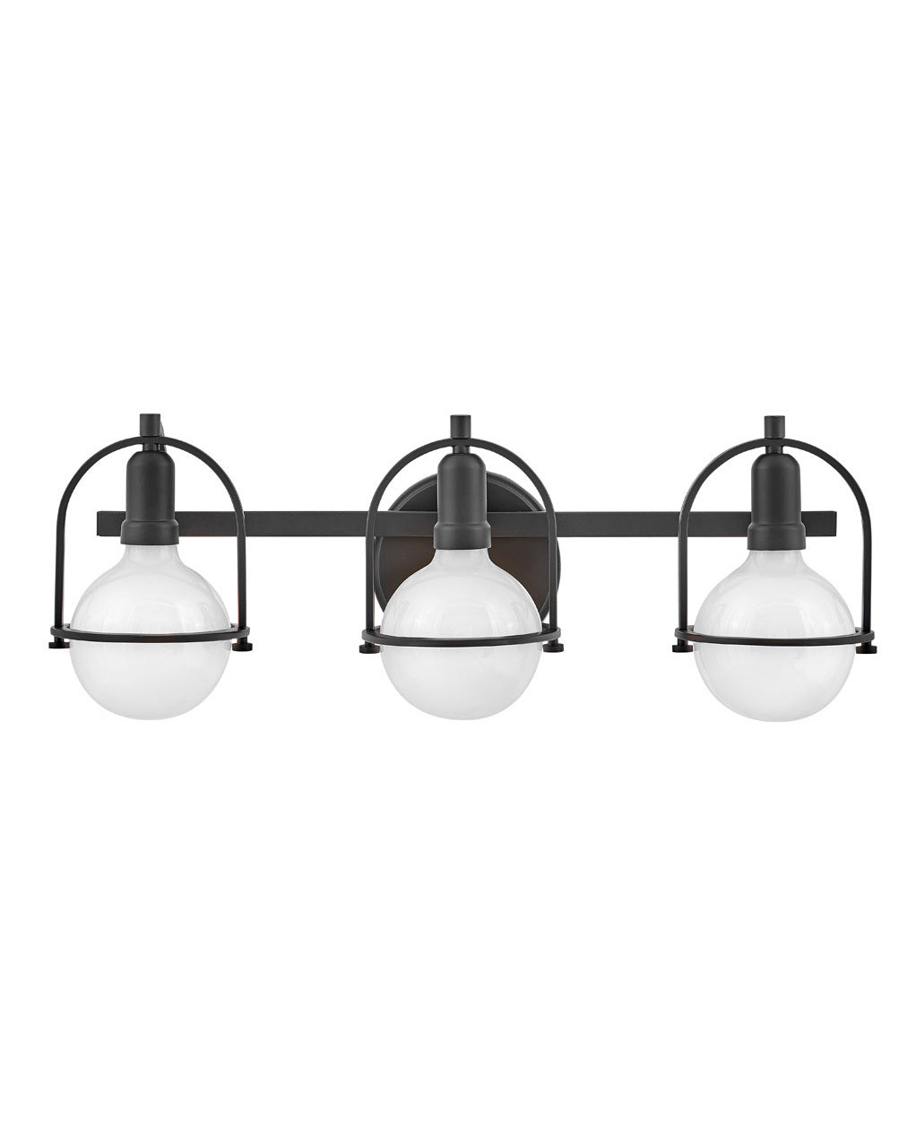 Hinkley Somerset 53773BK Bath Vanity Light 25 in. wide - Black