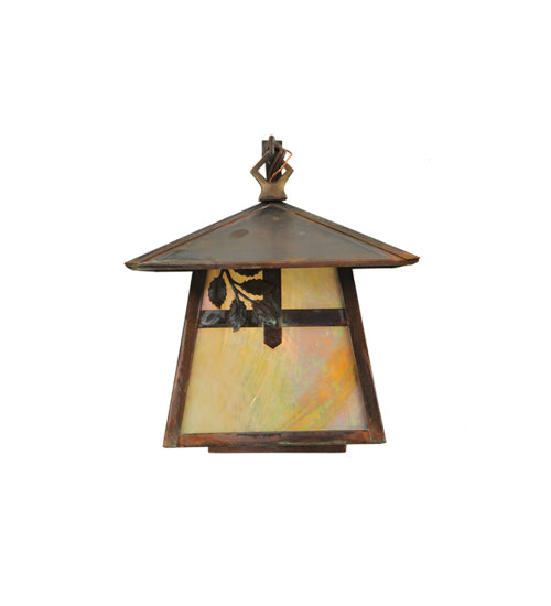 Meyda Tiffany Lighting 111451 Stillwater One Light Wall Sconce Outdoor Copper/Antique/Verde
