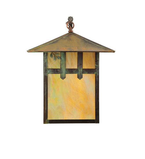 Meyda Tiffany Lighting 111457 Seneca One Light Wall Sconce Outdoor Copper/Antique/Verde