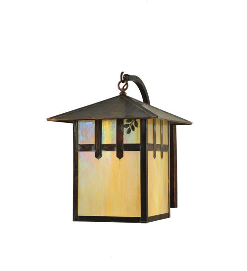 Meyda Tiffany Lighting 111458 Seneca One Light Wall Sconce Outdoor Copper/Antique/Verde
