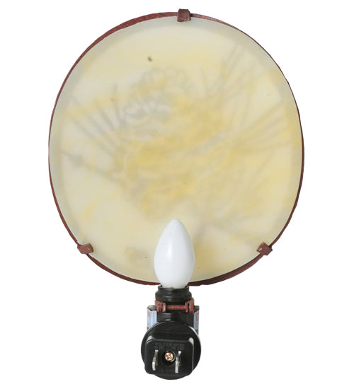 Meyda Tiffany Lighting 111477 Winter Pine One Light Night Light Decor Bronze / Dark