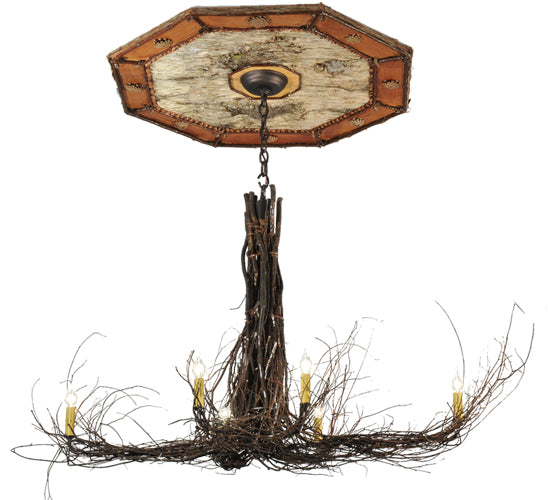 Meyda Tiffany Twigs 111482 Chandelier Light - Mahogany Bronze