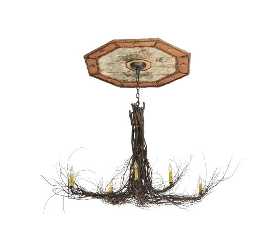 Meyda Tiffany Twigs 111482 Chandelier Light - Mahogany Bronze