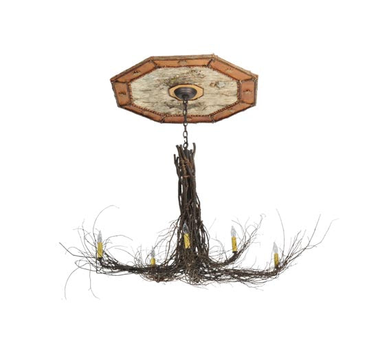 Meyda Tiffany Twigs 111482 Chandelier Light - Mahogany Bronze